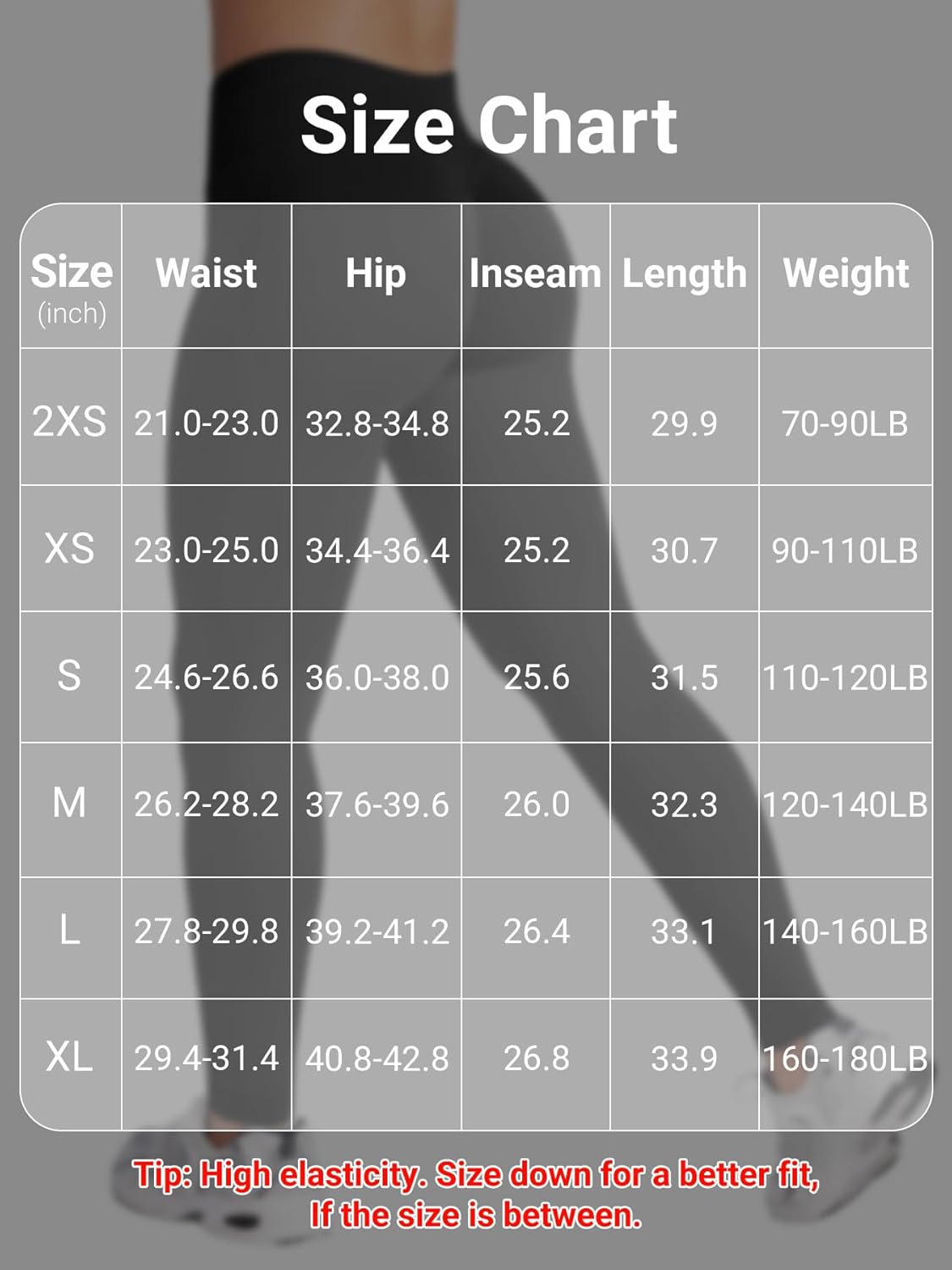 YEOREO SoftHue Workout Leggings for Women Hidden Scrunch No Front Seam Seamless Mid Waist Tummy Control 25" Impact Yoga Pants - Image 5