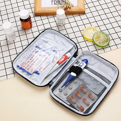 Miniatura 3 de King&Pig Bolsa de primeros auxilios vacía portátil Kit de bolsa de emergencia médica para oficina en casa Bolsa de rescate de viaje Paquete médico