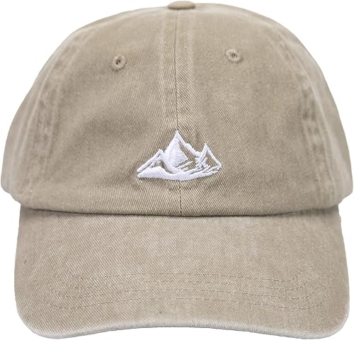 Gorra de béisbol unisex para papá, diseño de algodón suave lavado, sin estructura, para exteriores, para montaña