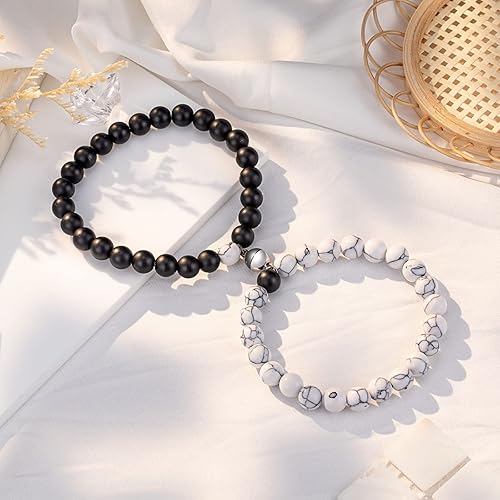 Miniatura 3 de PINKDODO Couples Bracelets for Boyfriend Girlfriend Women Men Lovers Friends