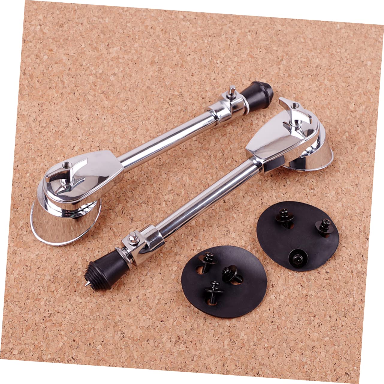 TOYANDONA Gambe Per Tamburo in Inossidabile Supporto Per Sperone Per Tamburo Parte Per Strumenti Percussione Supporto Inferiore Per Grancassa Accessorio Di Ricambio Per Batteria