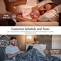 Vista 5 de Smart Light Switch Compatible with Alexa and Google Assistant, WiFi Controlled, Schedule and Remote Access, Neutral Wire Required