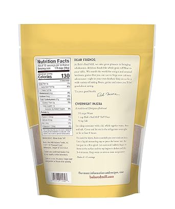 Bob's Red Mill Teff Flour, 20 Oz (Pack of 3)