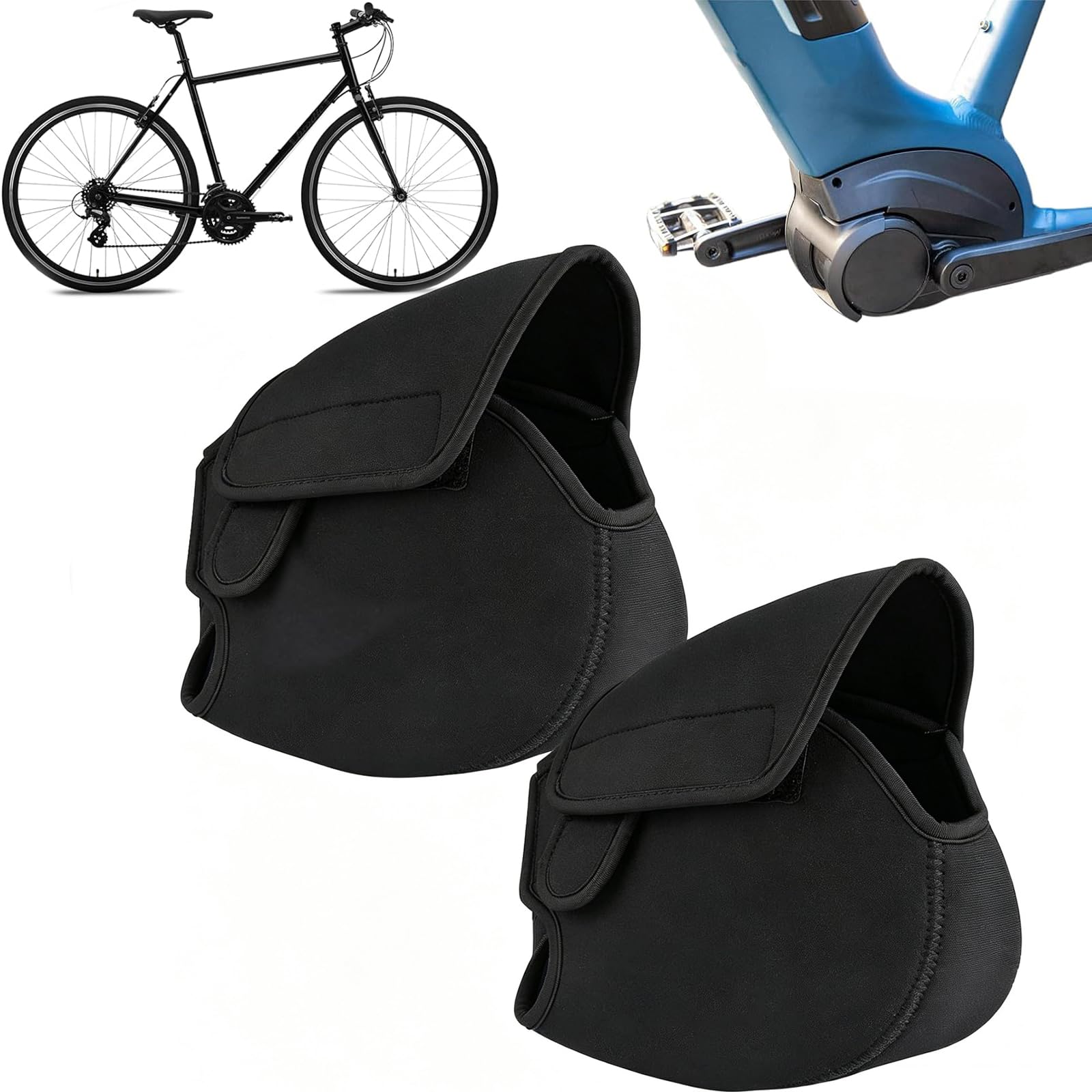 E-Bike Motor SchutzhüLle Wasserdicht,E-Bike Transportschutz Set,Ebike Motorschutz,füR FahrradträGer Lagerung Transport Garage und Outdoor Lagerung (2)