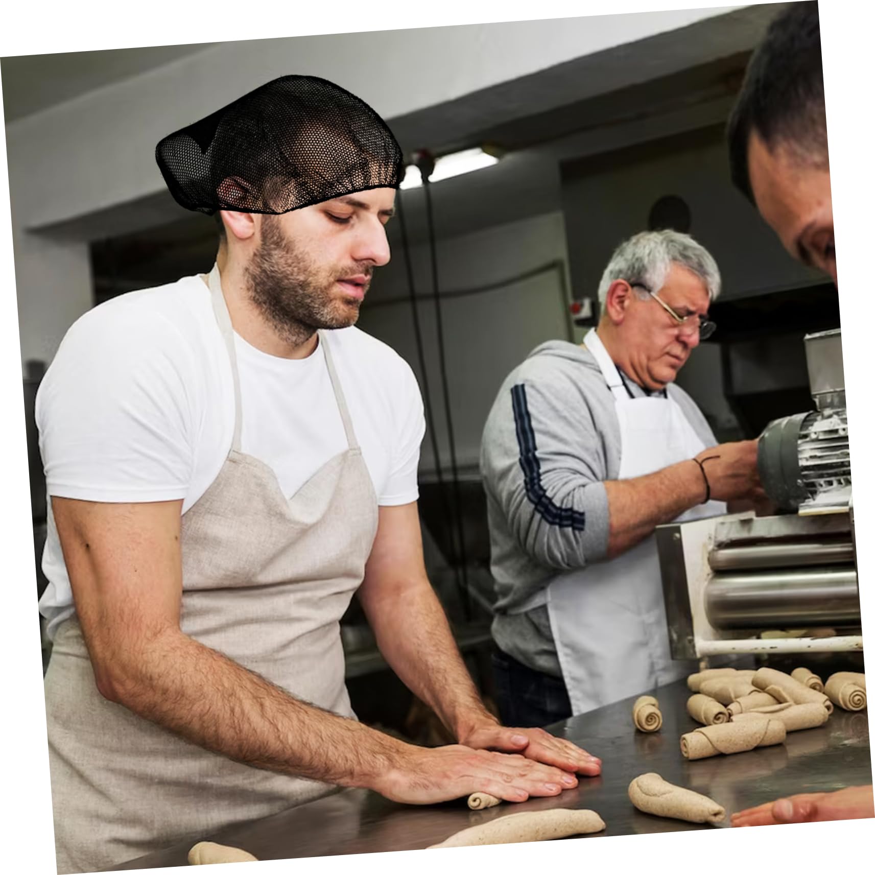 Healvian 100stücke Wiederverwendbar Nylon Haarnetze Elastische Atmungsaktive Haarnetze Für Gastronomie Küche Und Arbeit Universelle Hygienisch Und Bequem