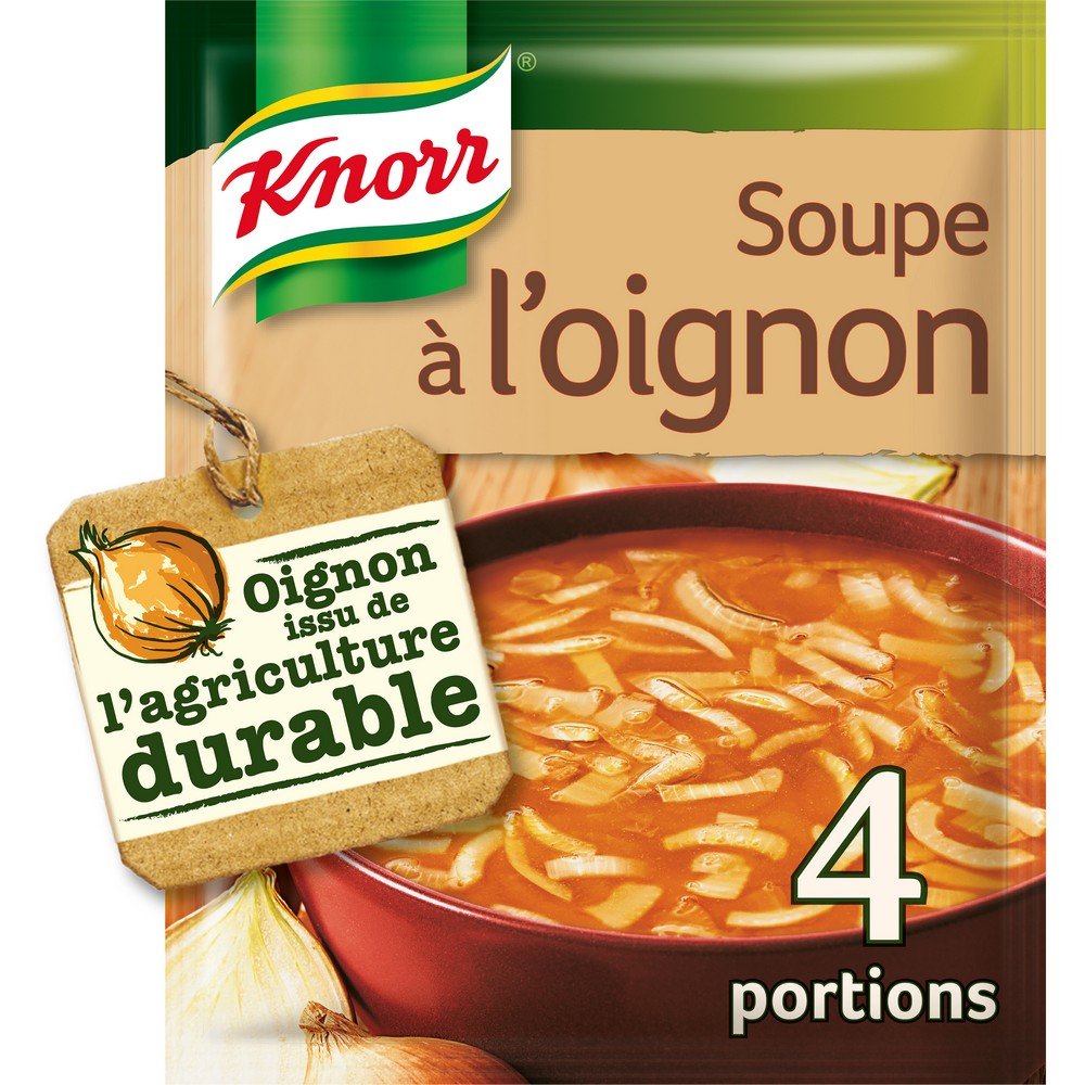 Knorr Soupe à L'Oignon pour 4 personnes 84 g - Lot de 8