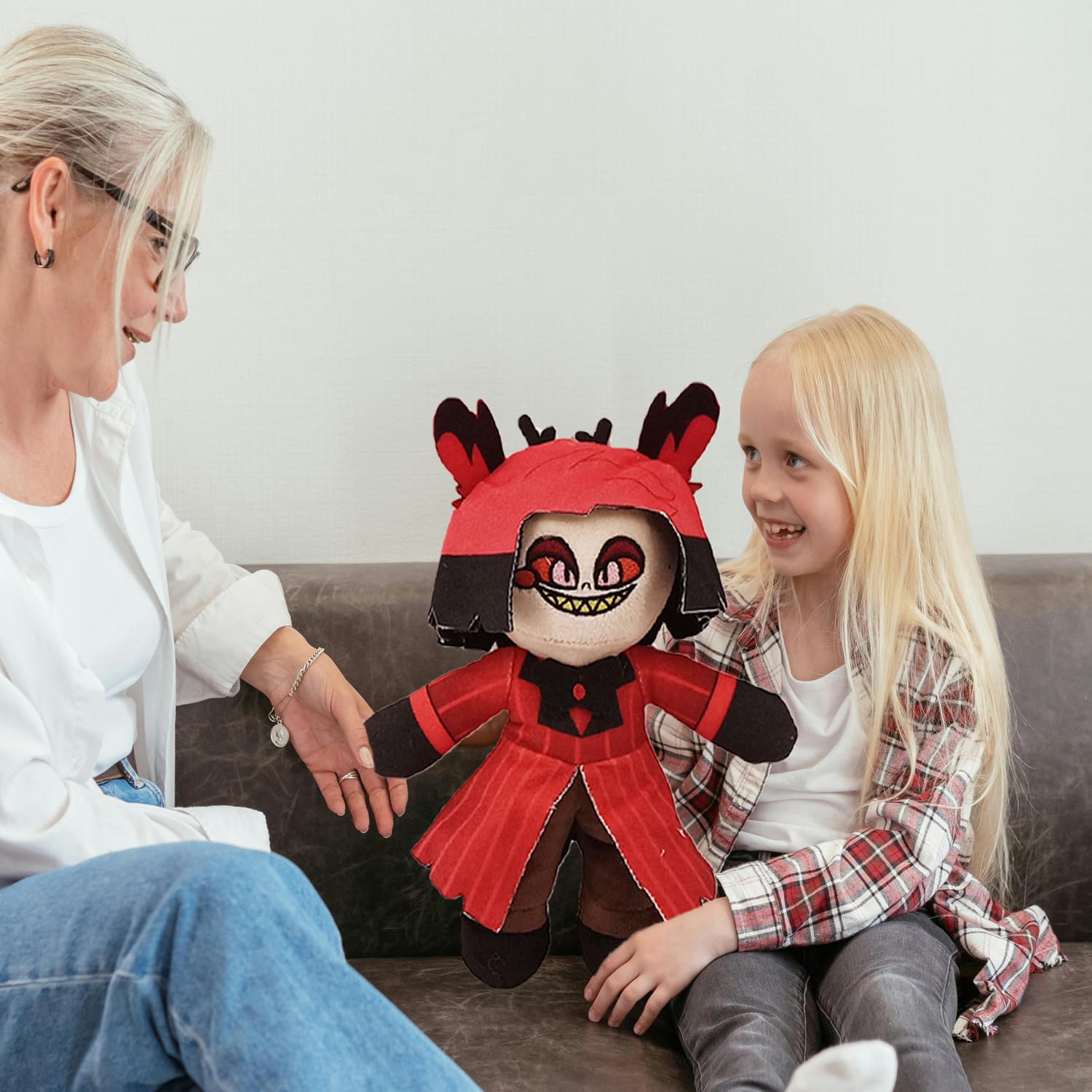 2024 Peluche De Hazbin Hotel, Linda Muñeca De Hazbin Hotel, Muñeca De Peluche Suave Para Niños Y Adultos, Regalo De Cumpleaños, Amantes De Los Juegos De Dibujos Animados (Husk