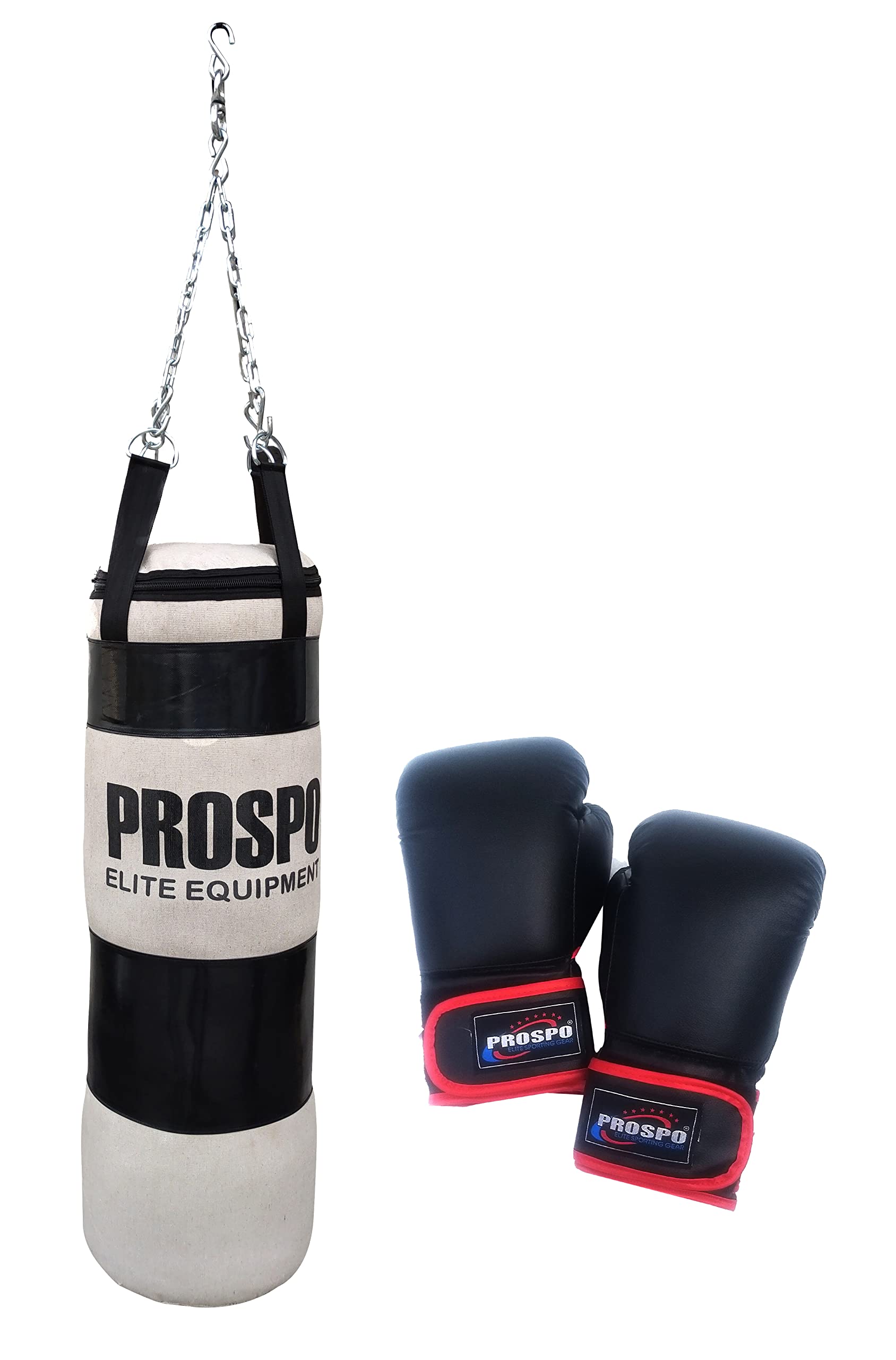 Prospo Canvas 36 Inch Unfilled Punching Bag with Chain and Glove (12oz), Home Gym Set, Boxing Kit,Boxing kit for Kid, Boxing Set for Men,36 Inch Unfilled Bag and Chain with Glove 12oz (Black) (B0BKWHVX7S) Amazon Price History, Amazon Price Tracker