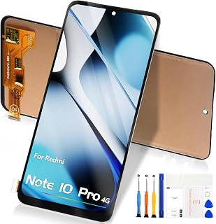 Atwist Ersatz Bildschirm für Xiaomi Redmi Note 10 Pro/Note 10 Pro Max LCD Display - für Redmi Note 10 Pro LCD Bildschirm für Xiaomi Touch Note 10 Pro Max Screen Digitizer Montage M2101K6G M2101K6R