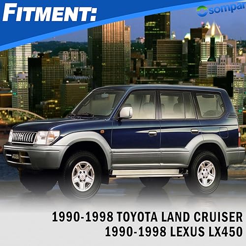 Miniatura 2 de Manija de puerta exterior para Toyota Land Cruiser Serie 80 Lexus LX450 1990-1998 Reemplaza 69210-60010 69220-60010 69230-60010 69240-60010 4 piezas