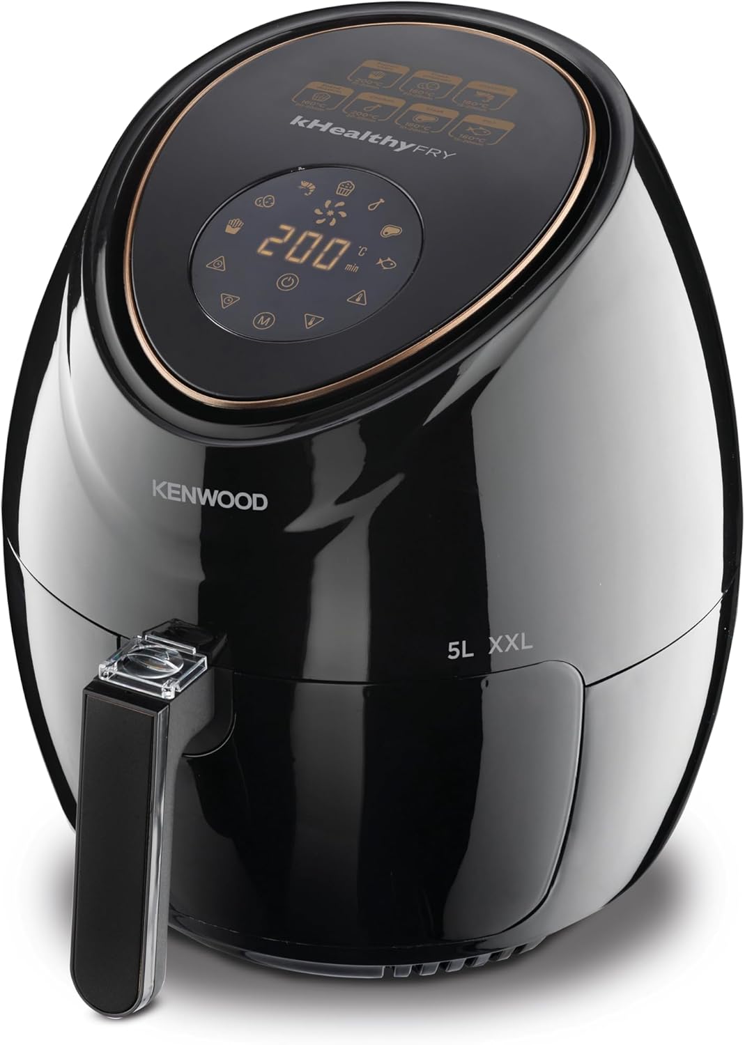 الذكي - مقلاة هوائية رقمية من كينوود، 1500 واط، سعة 5 لتر، شاش... - view 1
