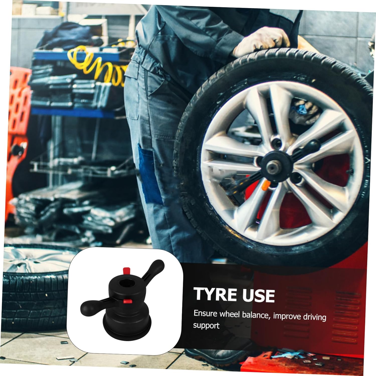 Nut Clamp Car Tire Balancer Wing Nut Car Supply Motorcycle Wheel Balancer Car Wheel Balancer Tire Changing Balancer Car Tire Wing Nut Car Repairing Tool Motorcycle Tire Balancer