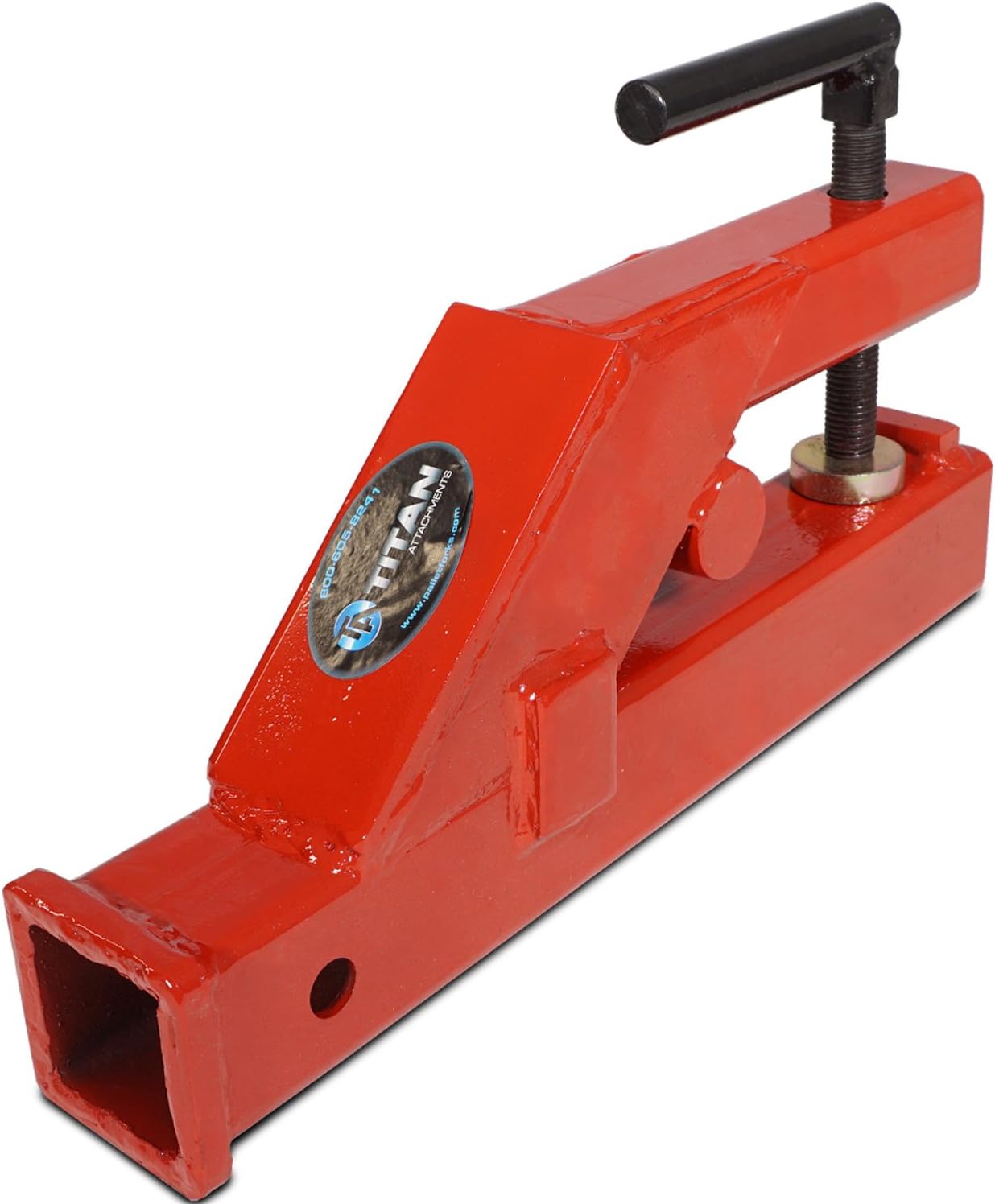 Titan Clamp On Trailer Receiver Hitch 2" Deere Bobcat Tractor Bucket (BH)