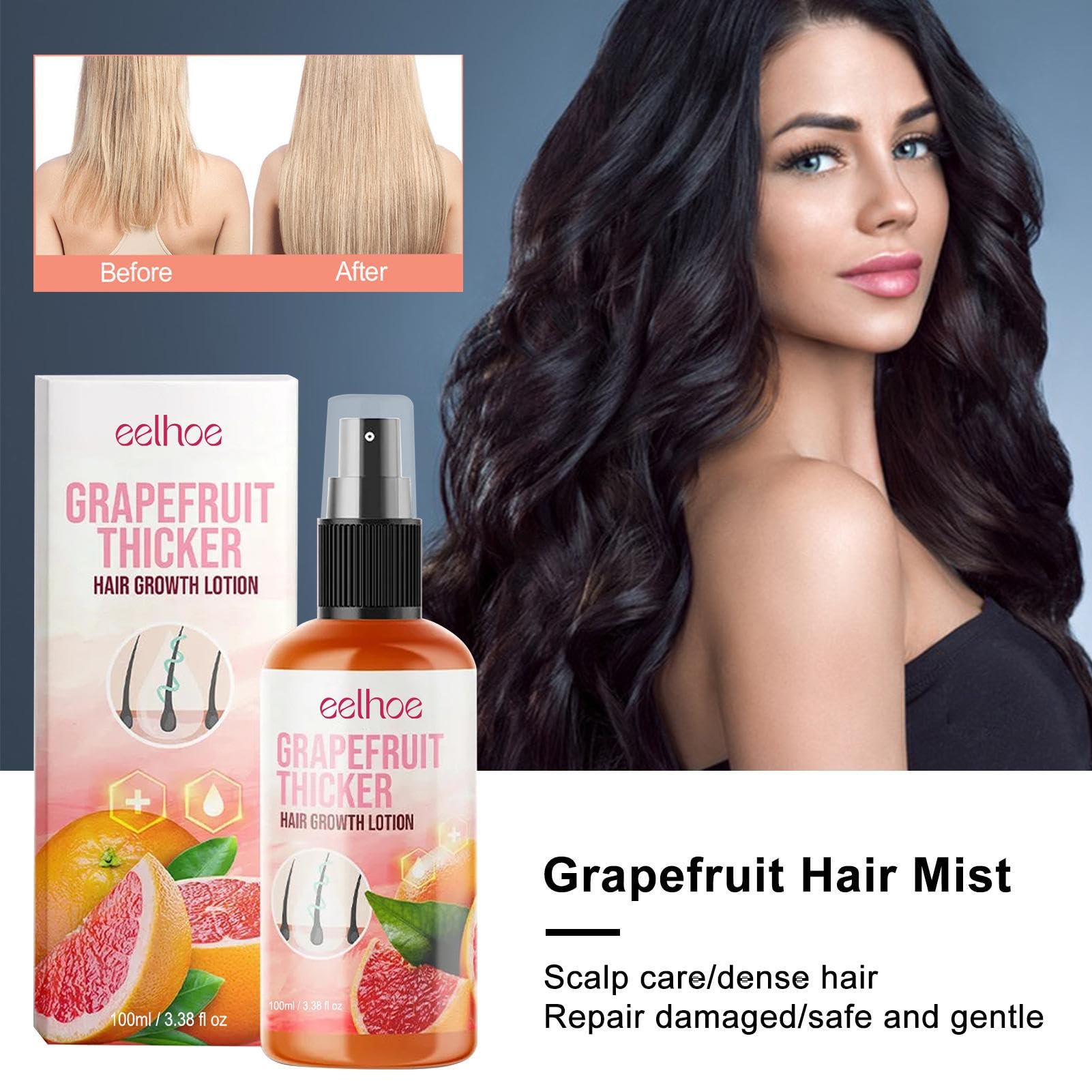 Zankie spray texturizante para el cabello volumen frutas naturales fragancia