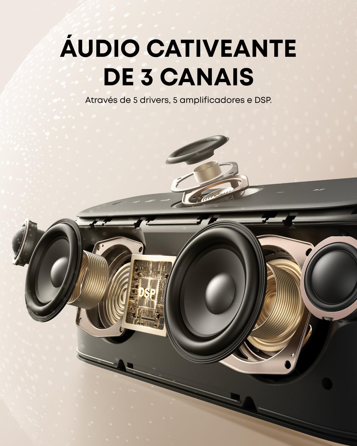 Soundcore Motion X600 da Anker Caixa de Som Portáteis Bluetooth