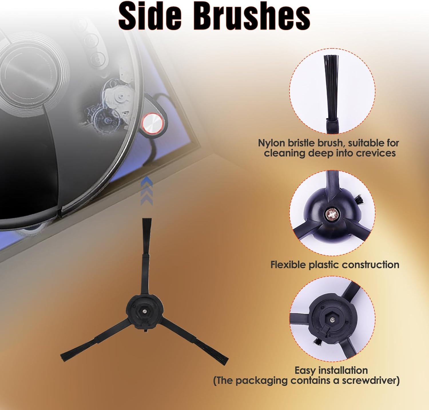 33 PCS S8 MaxV Ultra Accessories Kit for Roborock S8 Max/MaxV Ultra Robot Vacuum,6 Scent Tablets,1 Cleaning Brush,1 Set Main Brush,4 HEPA Filters,4 Mop Cloth,4 Edge Mop Cloth,6 Side Brushes,6Dust Bags