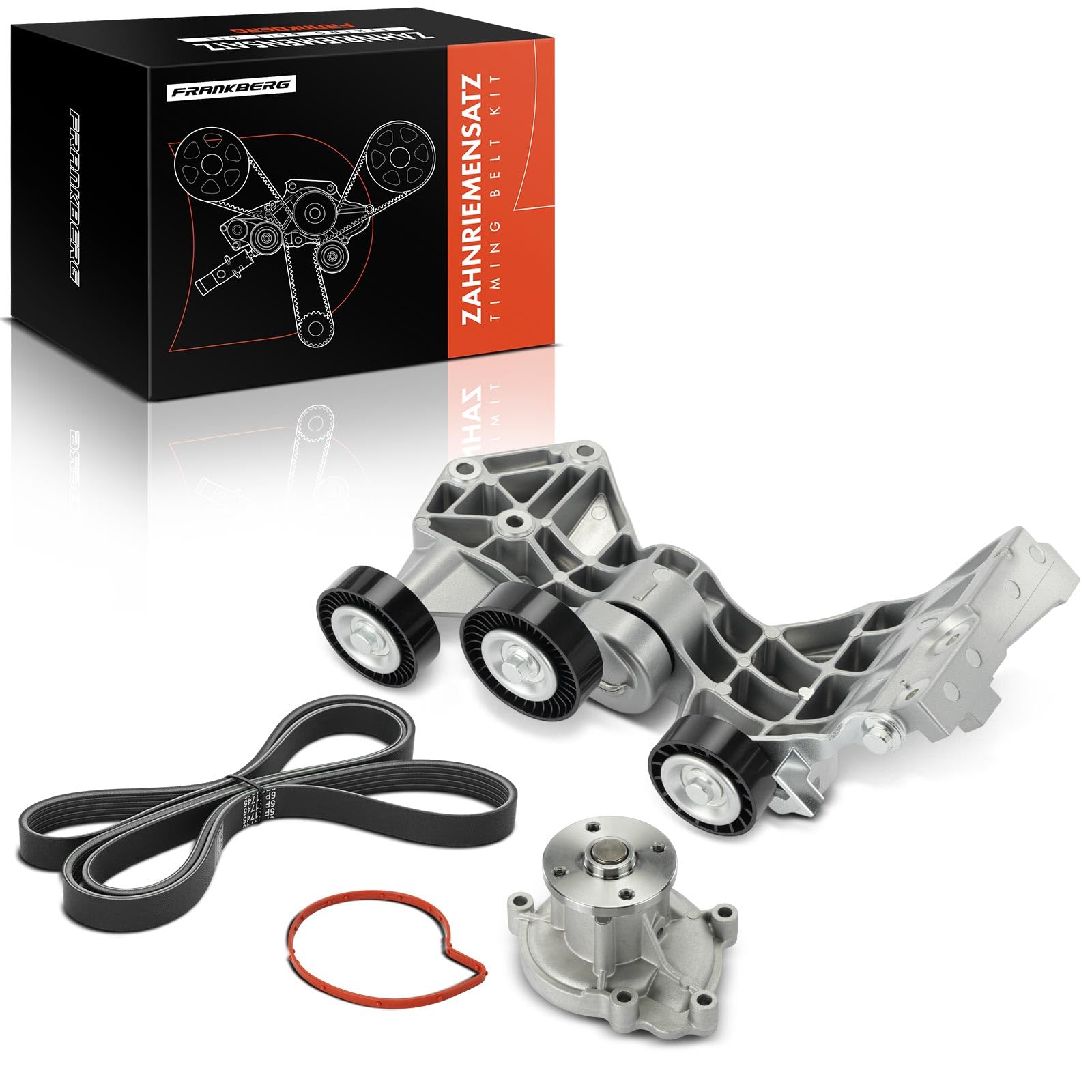 Frankberg Kit cinghia di distribuzione set cinghia di distribuzione | Compatibile con: Classe B W245, Classe A W169