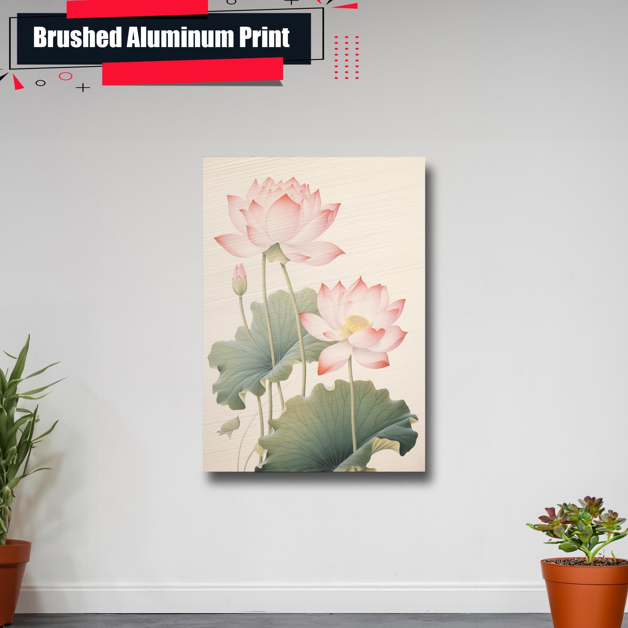 Amazon.com: Beautiful Lotus Flower in The Pond, Zen Wall Art