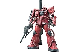 Bandai Spirits Hobby MS-06S Zaku II Char Aznable's Mobile Suit Gundam (Red...