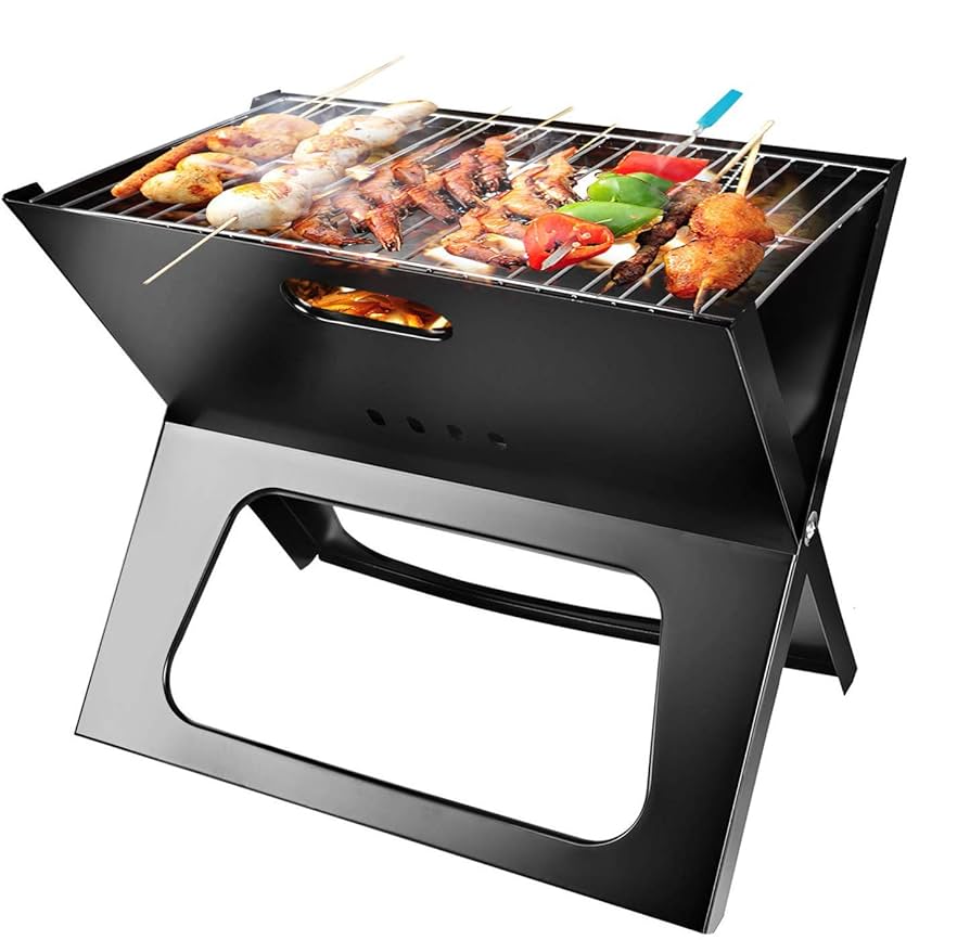 Amazon.com: Portable Charcoal Grill, Moclever Space-saving