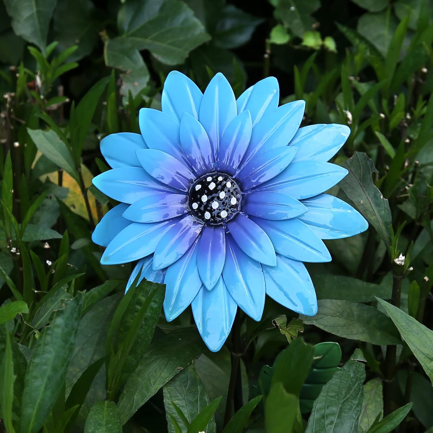 Flower Outdoor Garden Stakes Decor,Metal Flower Stick Décor,Flowers Metal Flowers Water Proof Decorative for Lawn Yard Patio : Everything Else