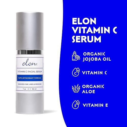 Miniatura 2 de Elon Suero de vitamina C para la cara, suero antienvejecimiento para reducir las líneas finas y las arrugas, mejora la textura de la piel, activa la