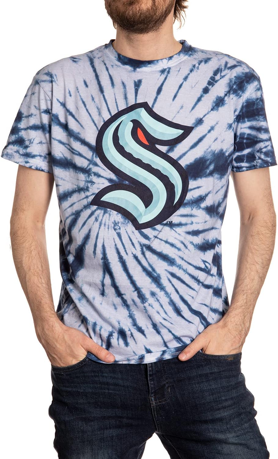 Calhoun NHL Surf & Skate Mens Spiral Tie Dye T-Shirt – The Sunset Collection