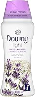 Vista 22 de Downy Light - Cuentas potenciadoras de aroma de lavandería para lavadora, aroma de lavanda blanca, 13.4 onzas, sin perfumes fuertes