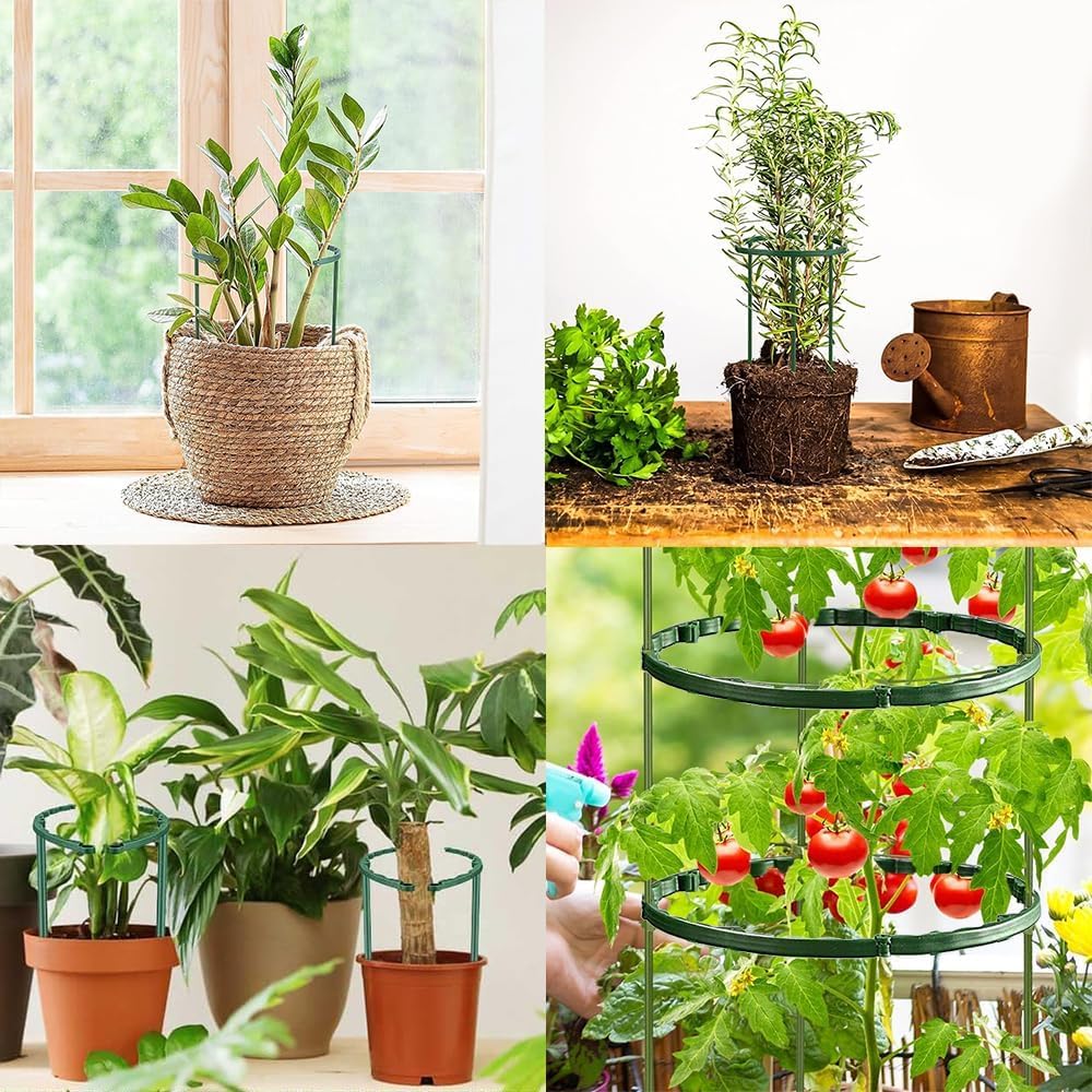 Tutores para Plantas,141 Piezas Soporte para Plantas trepadoras Exterior,Tomaten Rankhilferetirable Tutor Tomate,Enrejado Tomate,para Verduras Plantas Flores Enredadera Pflanzen Tomaten Rankhilfe