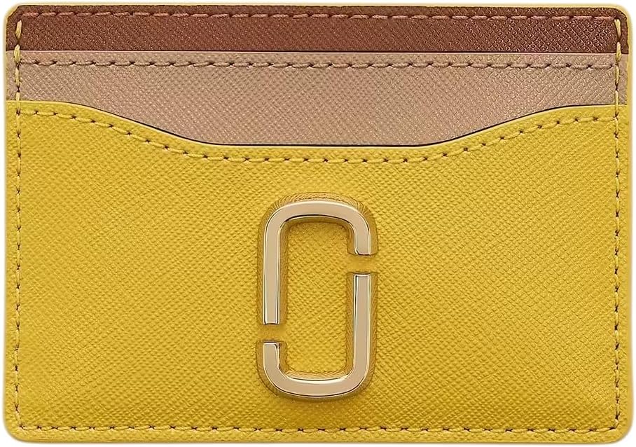 Marc Jacobs Womens The Utility Snapshot Card Case Joy Yellow Multi One Size