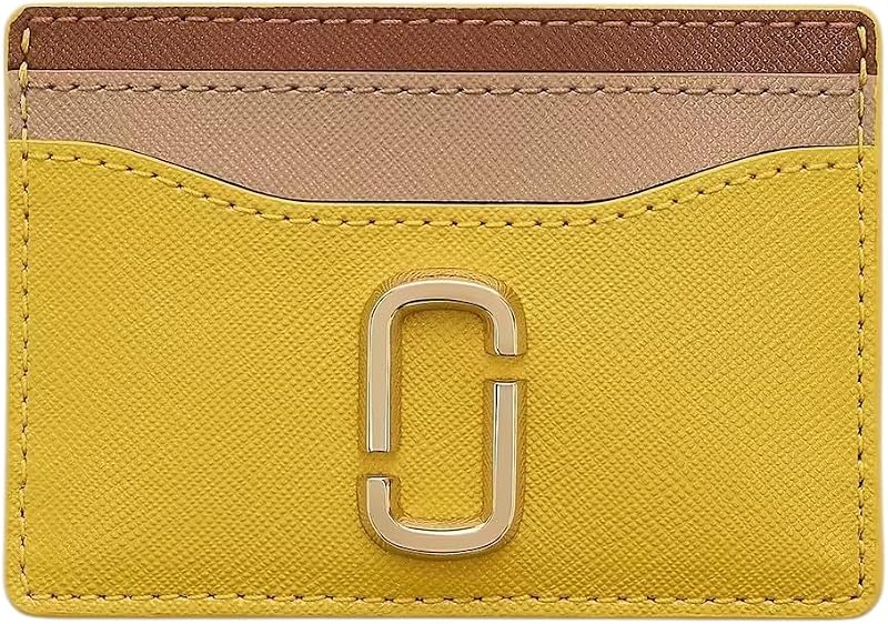 Marc Jacobs Womens The Utility Snapshot Card Case Joy Yellow Multi One Size