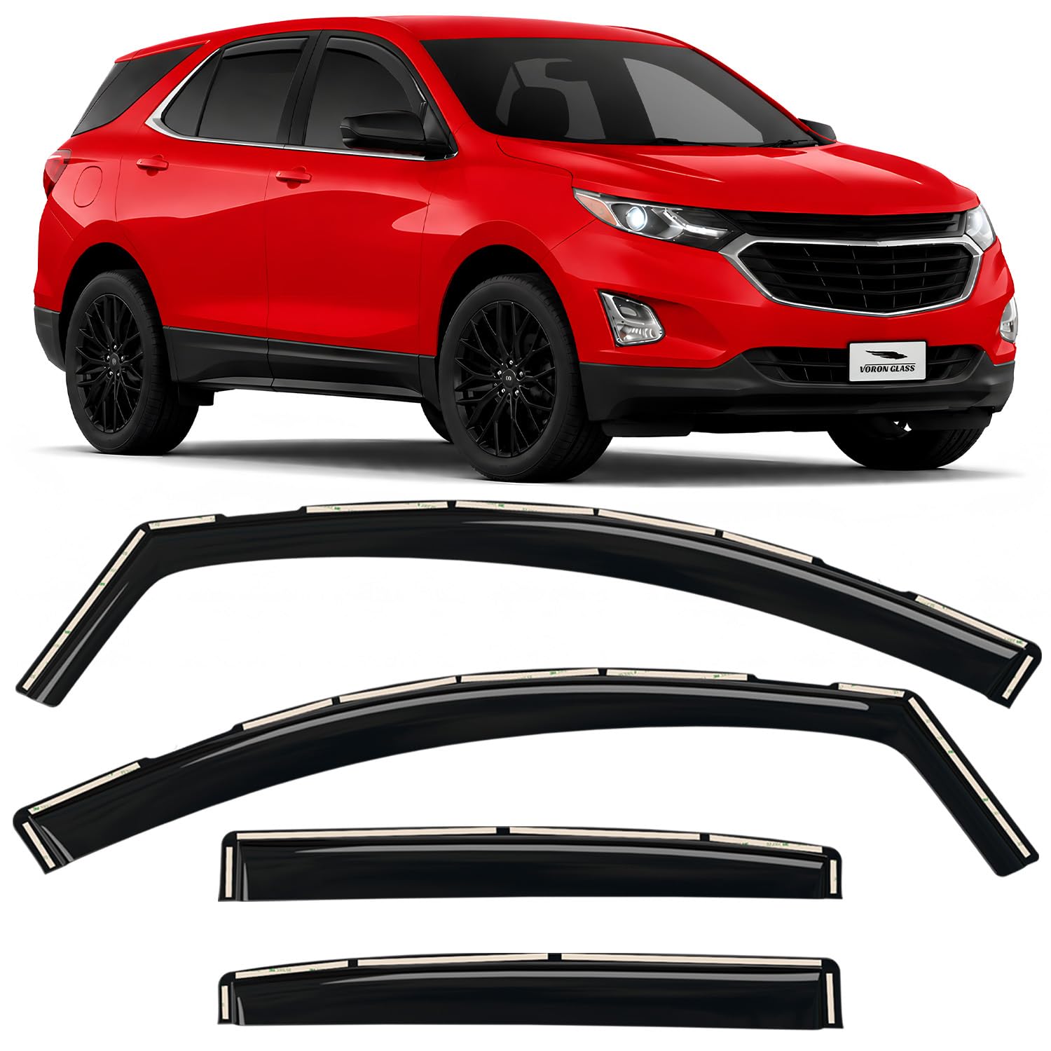 Amazon.com: in-Channel Rain Guards for Chevy Equinox 2018–2024