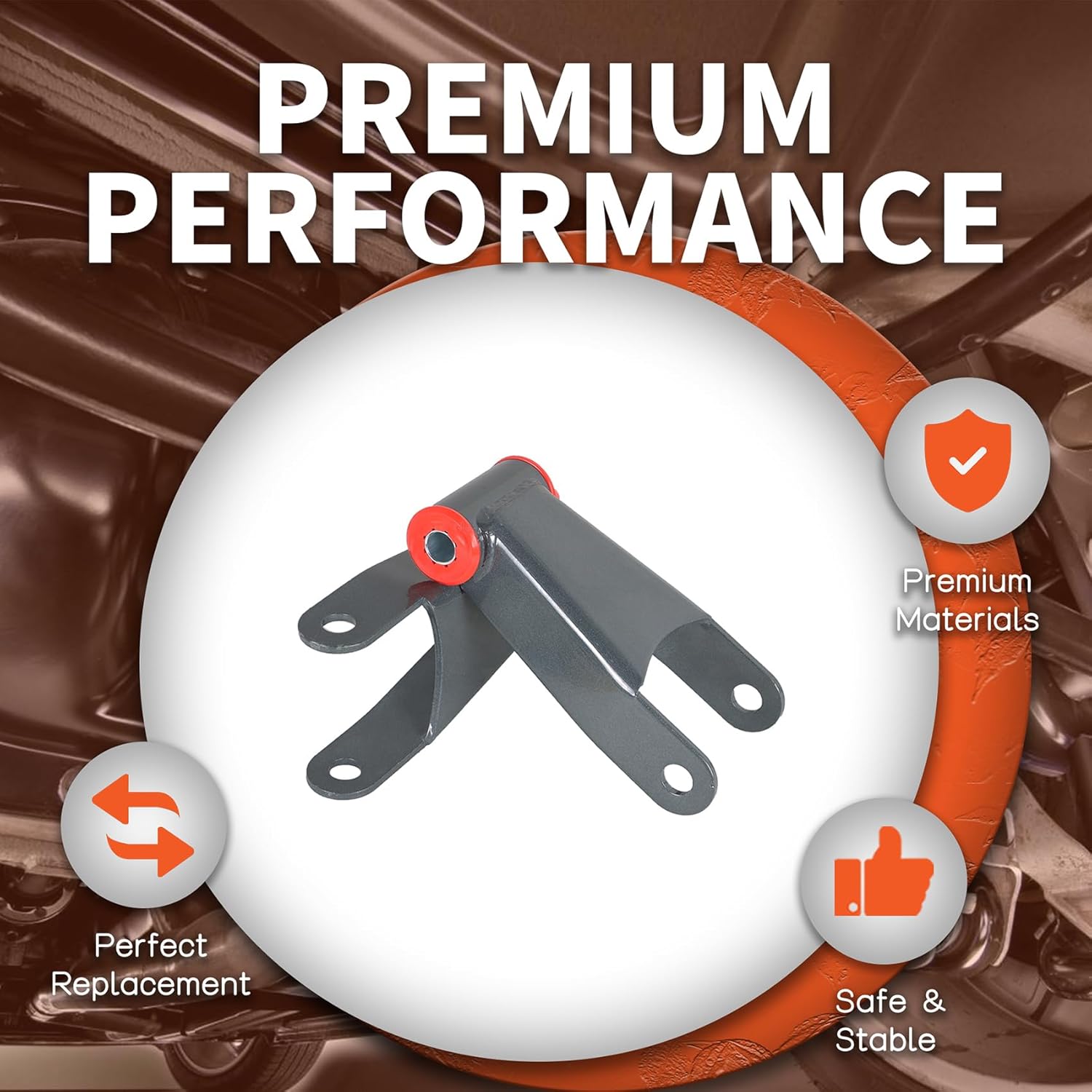 labwork Rear Drop Lowering Shackle Kit Replacement for Ford F250 F350 Super 1999-2007