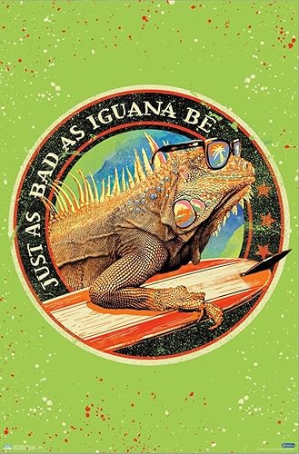 Miniatura 2 de Trends International Jim Baldwin - Iguana Canvas Wall Poster