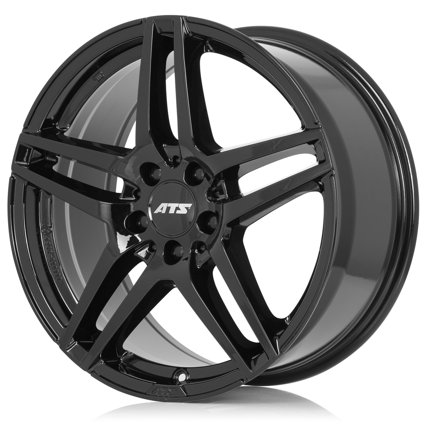 ATS - Llanta Aluminio 7,5X17 Mizar 5/112 ET47 CH66,6, Color: Gloss Black