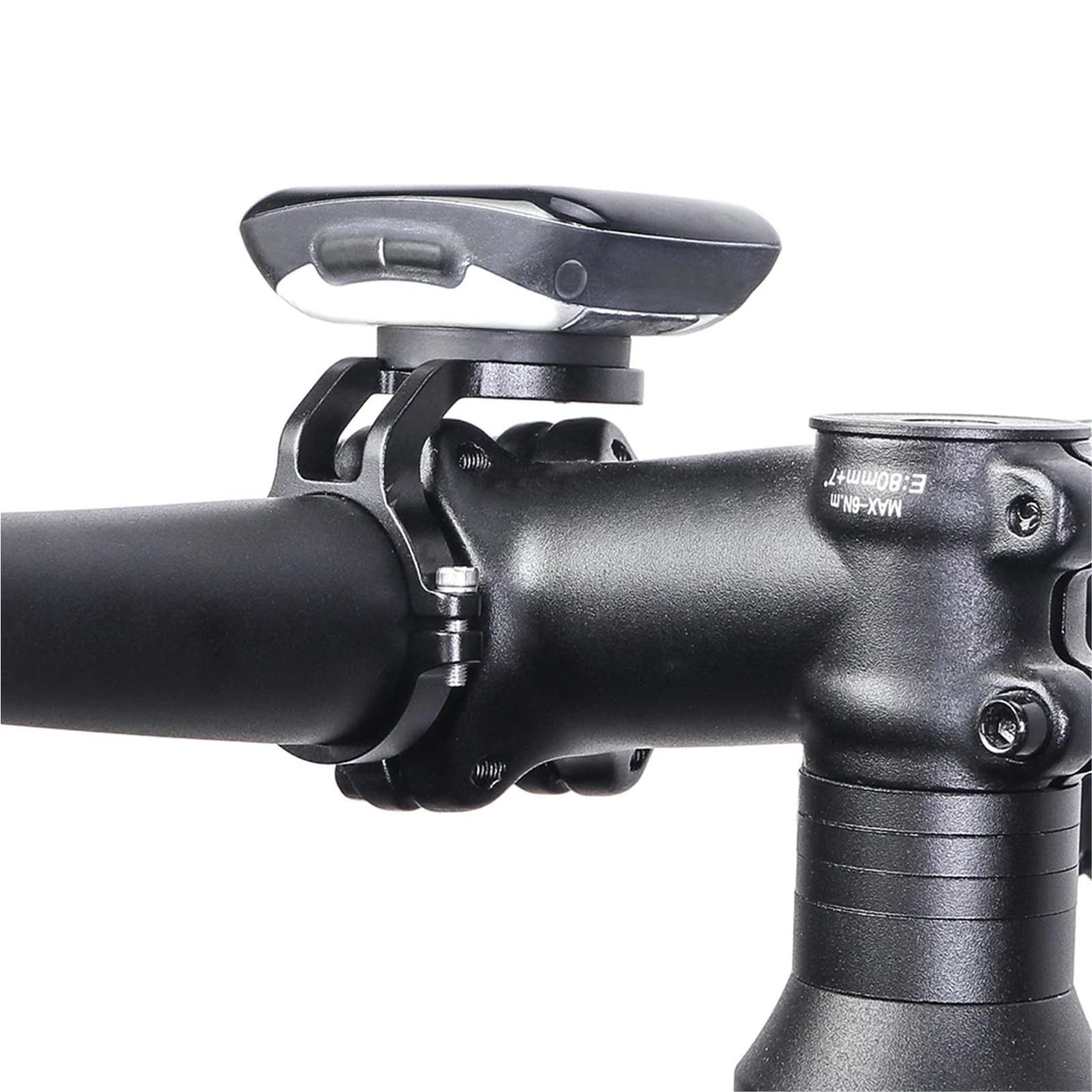 Supporto per computer da manubrio per bicicletta, in lega di alluminio, leggero, per cronometro, GPS, bici da strada (4 pezzi)