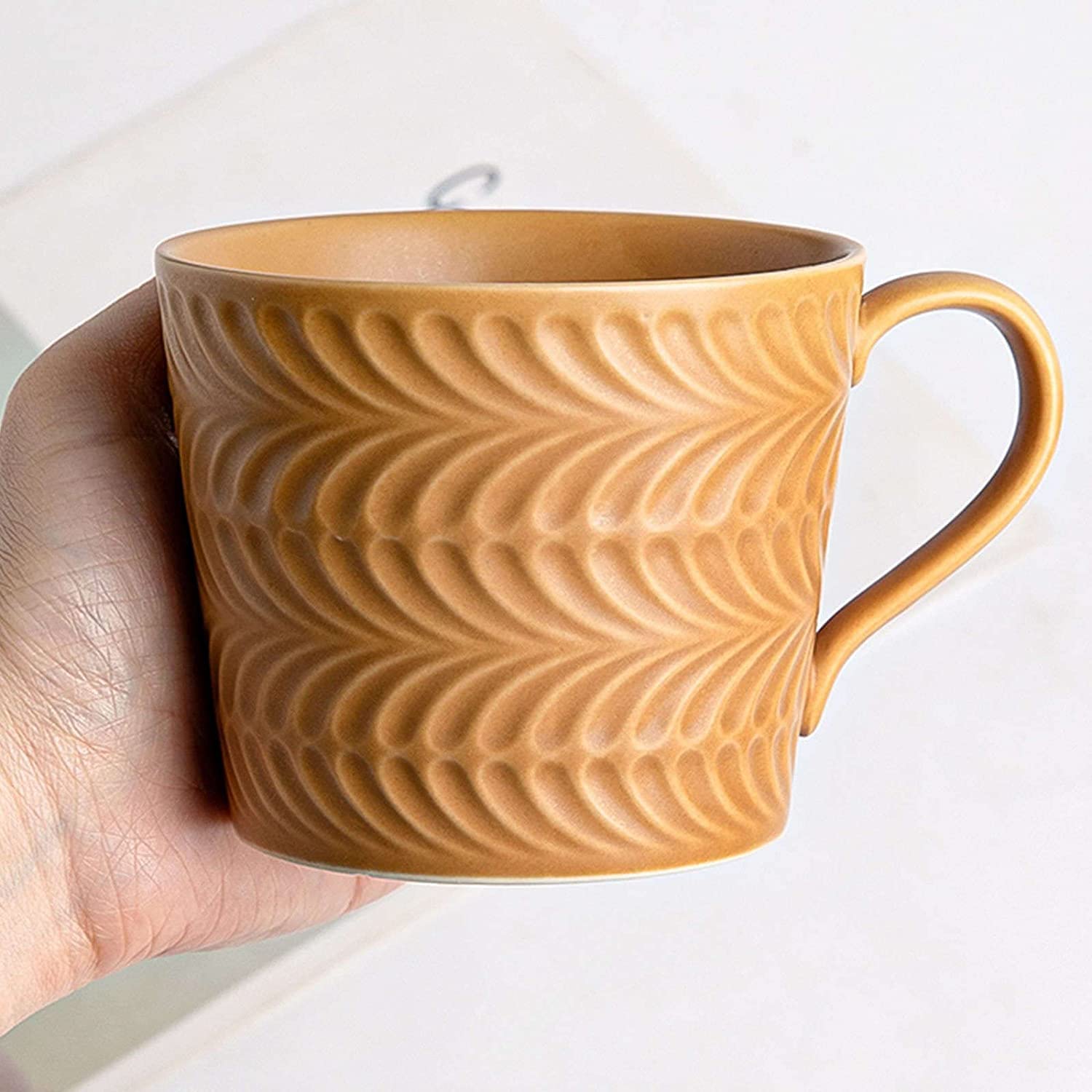 Tasses, tasses, tasses domestiques et commerciales, tasses à café, tasse en céramique de couleur unie de 10,6 oz, tasse à thé en porcelaine, tasse avec poignée, for thé expresso latte cappuccino desse