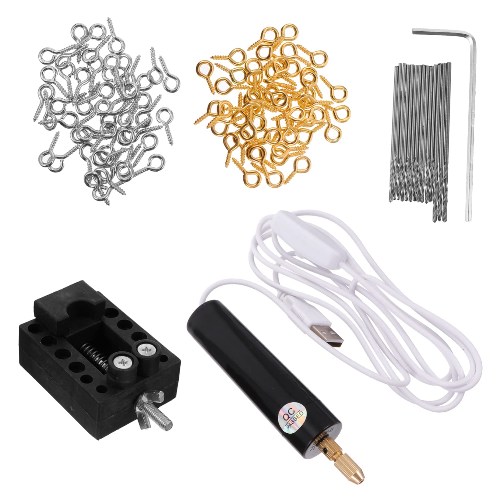 HOLIDYOYO Diy Electric Drill Set Mini Hand Drill for Jewelry Making Rotary Tools