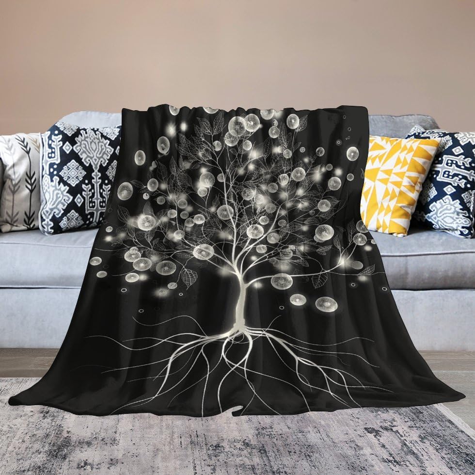 Couverture flanelle douce pour des soirées cocooning au salon