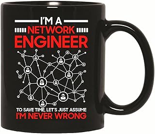 Network Engineer Gift Idea Proud to be a Network Engineer Perfect Gift for Network Engineers 11oz 15oz Black Coffee Mug
