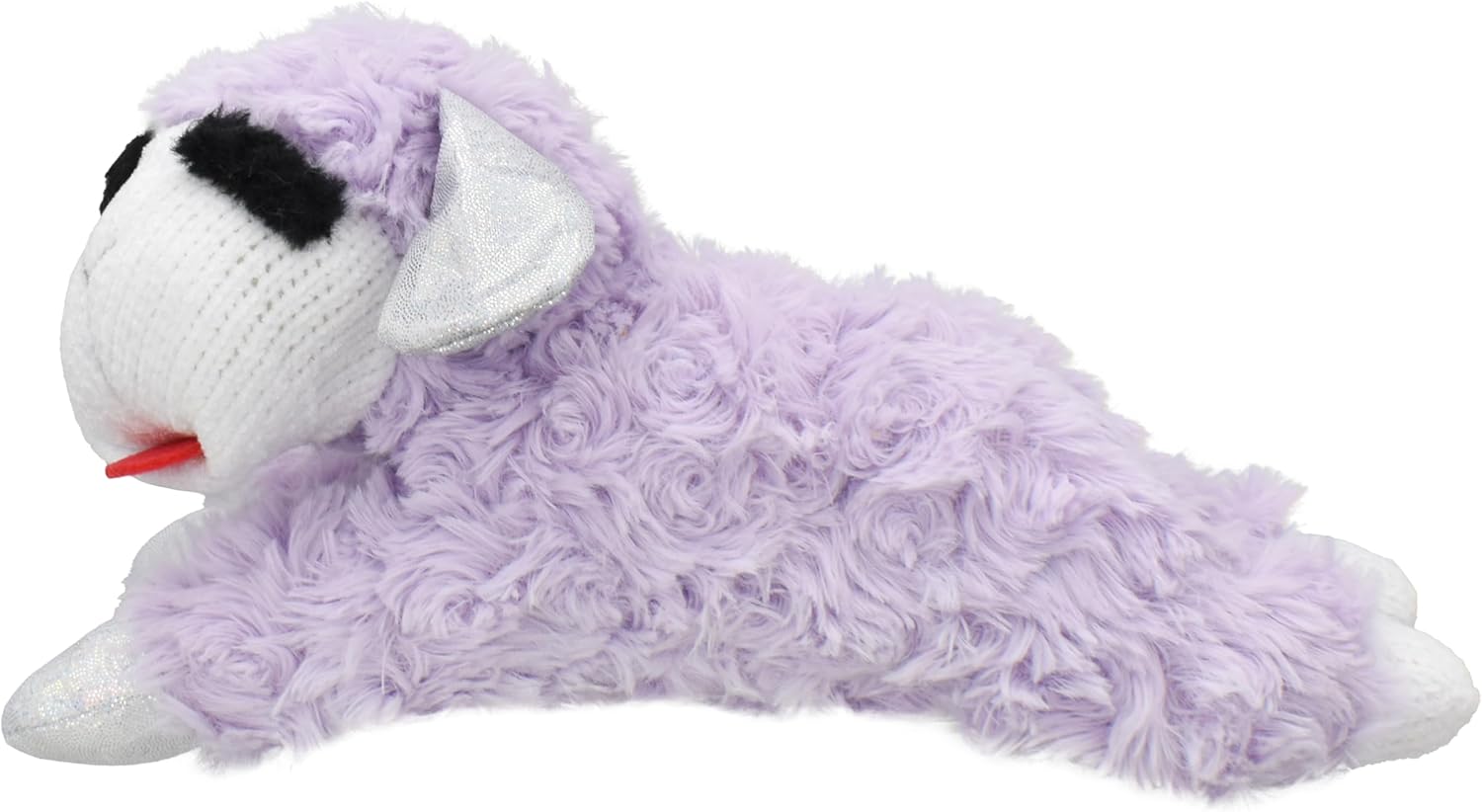 Multipet 10.5" Custom Limited Edition Lamb Chop 30th Anniversary Dog Toy with Lavender Body, Silver Paws Celebrating Multipet's 30th Anniversary