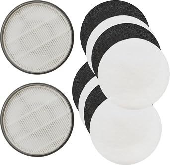 PUREBURG Replacement Filter Compatible with the Bawetech B2,MAS-503-PLUS-US and Buenkee Pet Grooming Kit and Vacuum, 2 HPEA 4 Carbon Filter & 4 Pre Filters, 10 Piece Pack