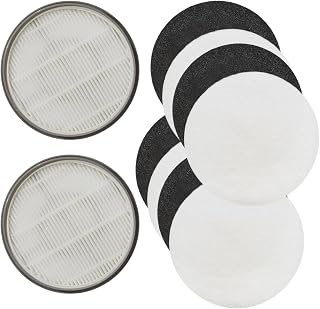PUREBURG Replacement Filter Compatible with the Bawetech B2,MAS-503-PLUS-US and Buenkee Pet Grooming Kit and Vacuum, 2 HPEA 4 Carbon Filter & 4 Pre Filters, 10 Piece Pack