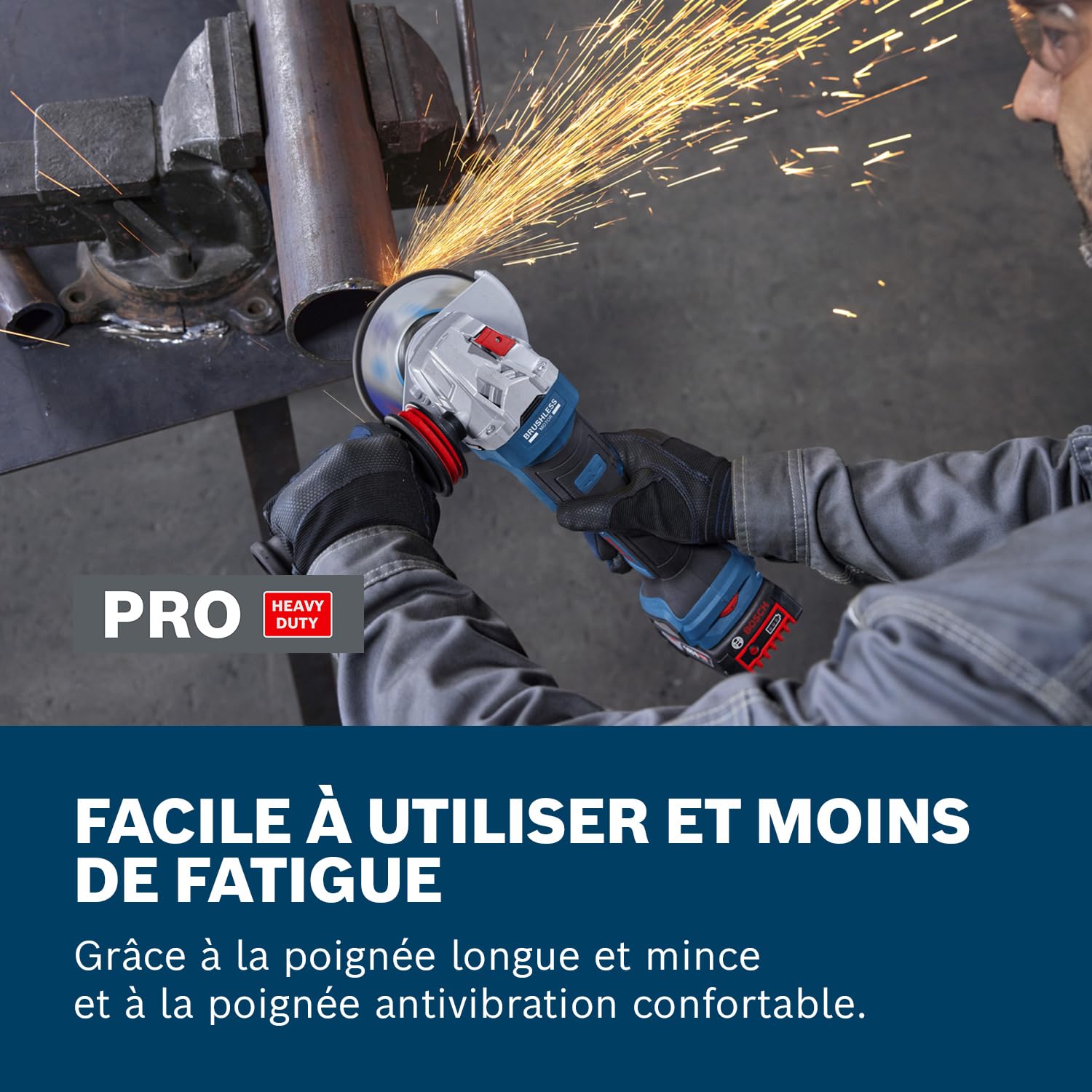 Bosch PRO 18V System Meuleuse angulaire sans-fil GWS18V-11PS (avec L-BOXX)