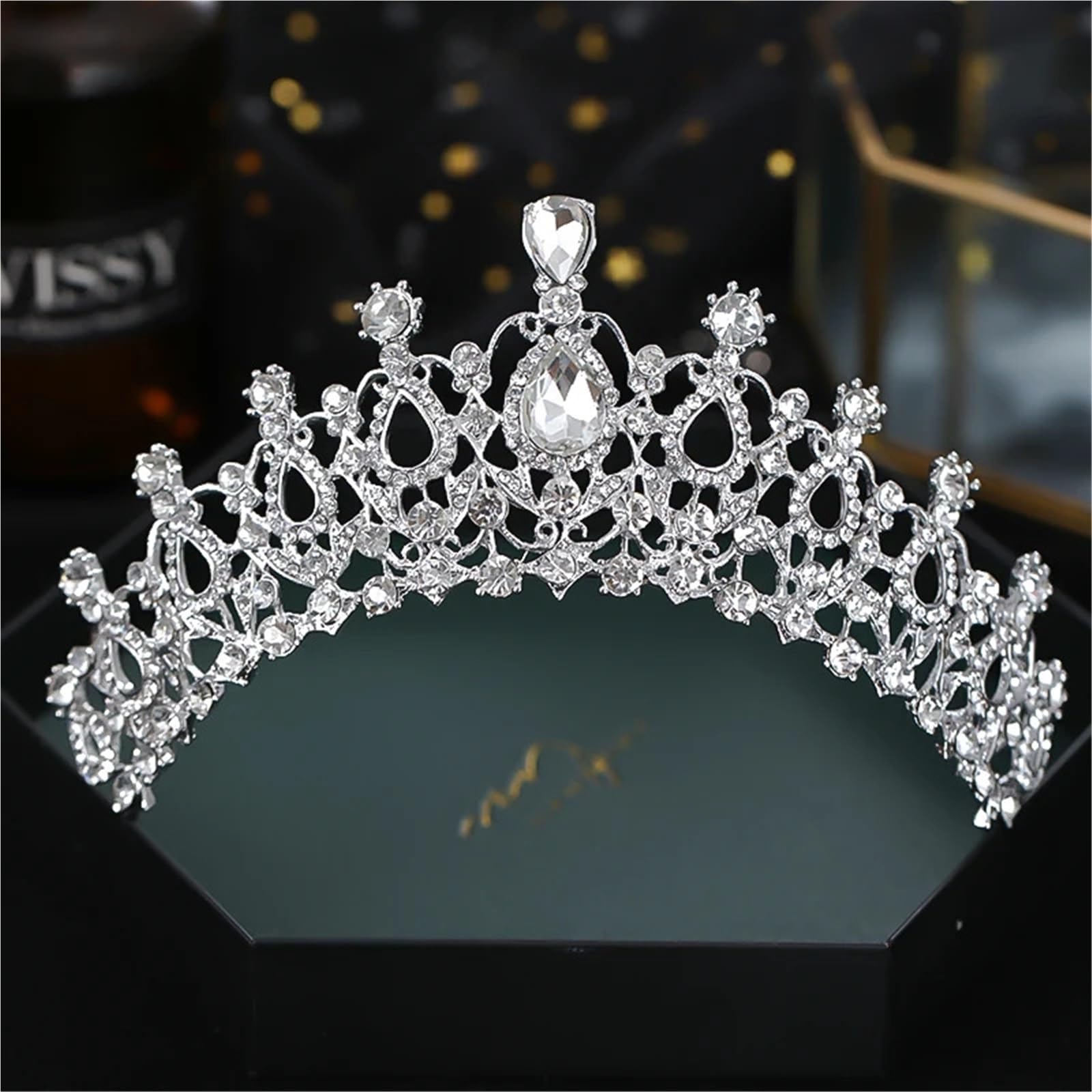 Gioielli da sposa in cristallo con strass