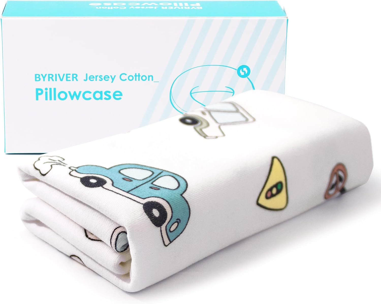 Replacement Pillowcase for BYRIVER Kids Bed Pillow(Spaceship)