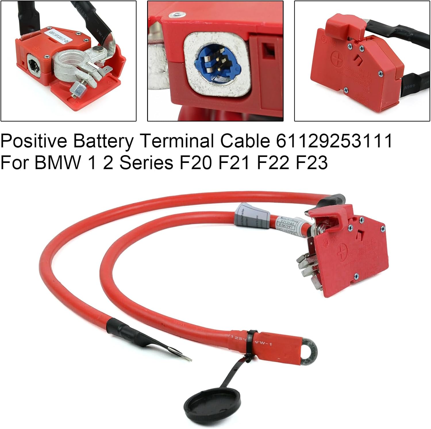 Areyourshop Positive Battery Terminal Cable 61129253111 for BMW 1 Series F20 2010-2019, 1 Series F21 2011-2019, 2 Series F23 2014-2019, 2 Series F22 2012-2019, 2 Series F22, F87 2012-19