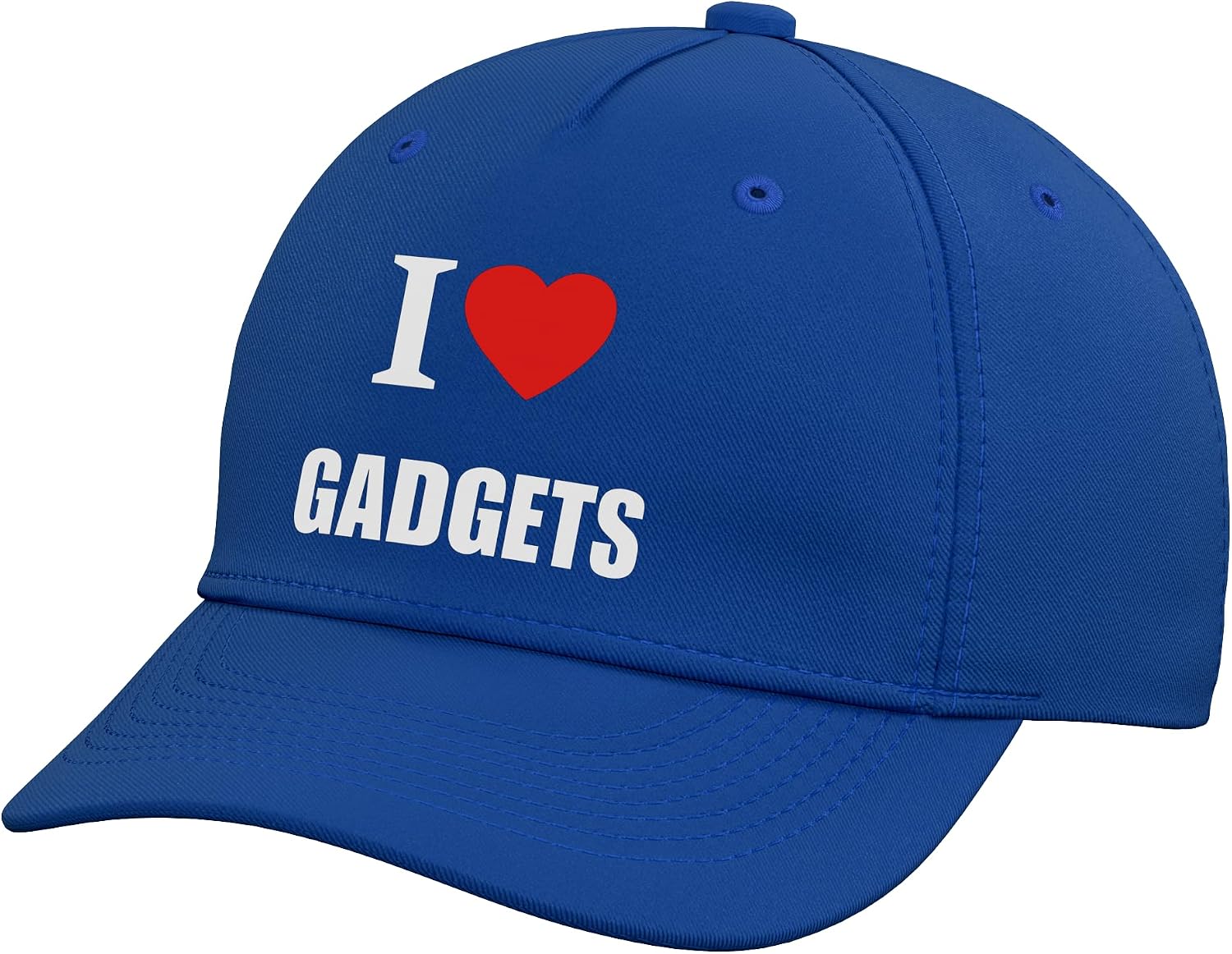 I Love Gadgets and Tech Men Women Kids Adjustable Baseball Hat