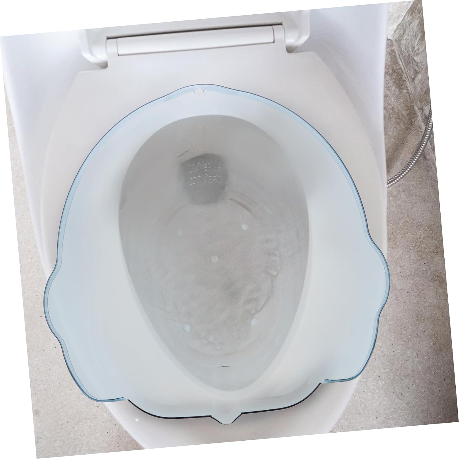Portable Sitz Bath Basin for Postpartum Care and Hemorrhoids Relief Rinseable Design for Easy Cleaning Convenient for Elderly Use for Medicinal Baths and Intimate Care