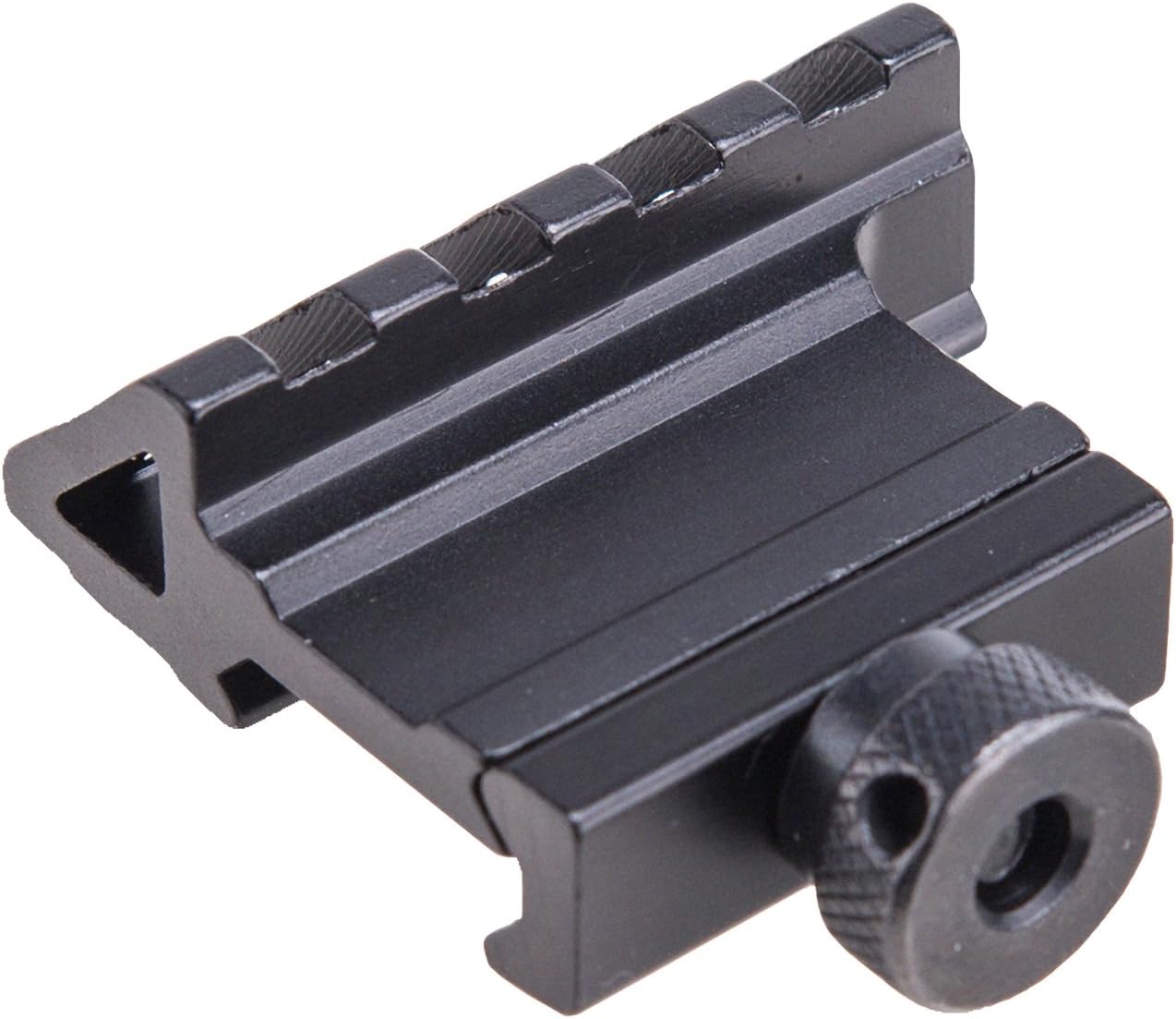Pinty 45-Degree Offset Angle Rail Mount Picatinny for Flashlights and Rifle Laser Dot Sights, 4 Slots 20mm Weaver Style Tactical, 3PCs